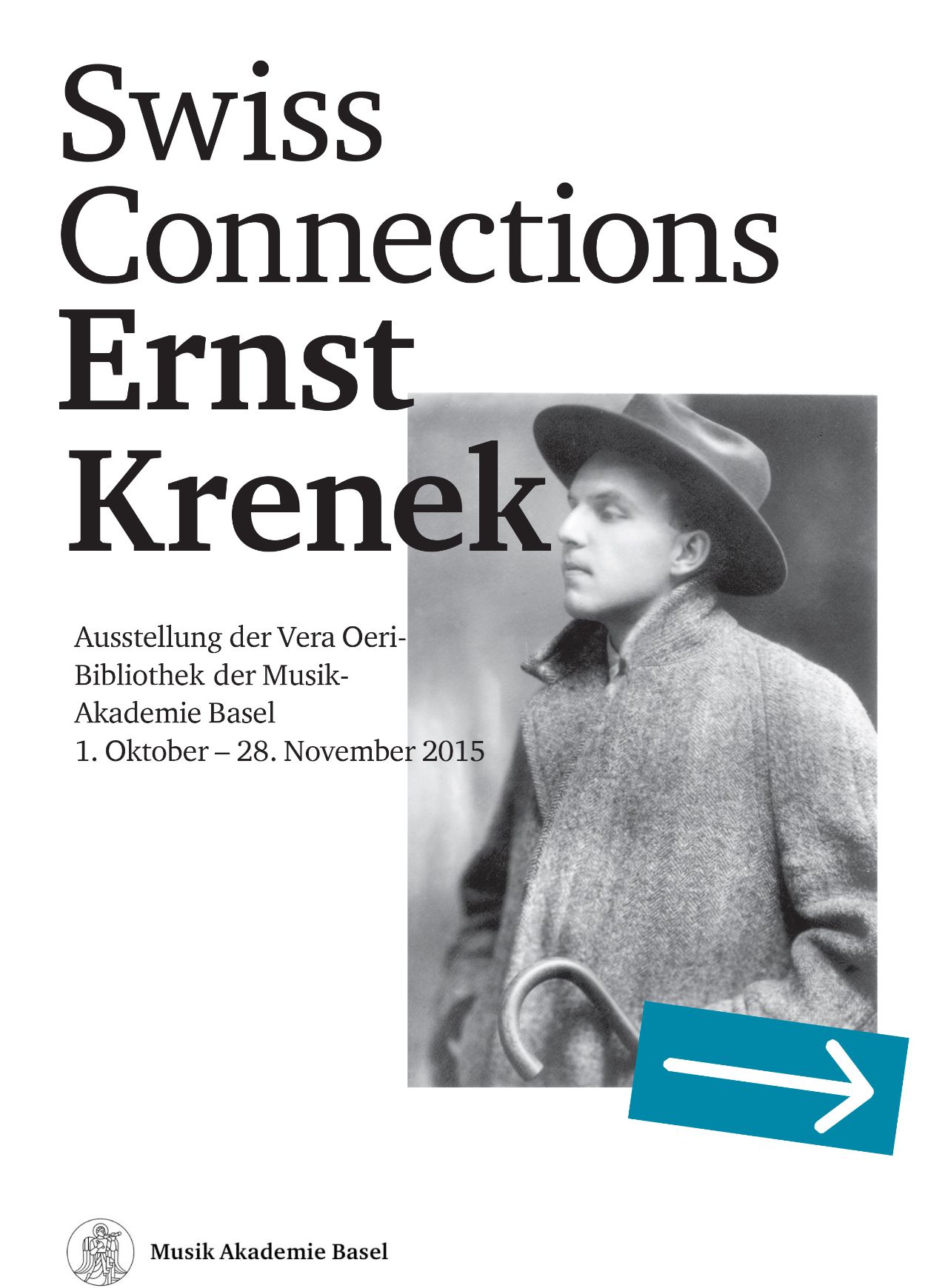 Cover of the publication "Swiss connections – Ernst Krenek"