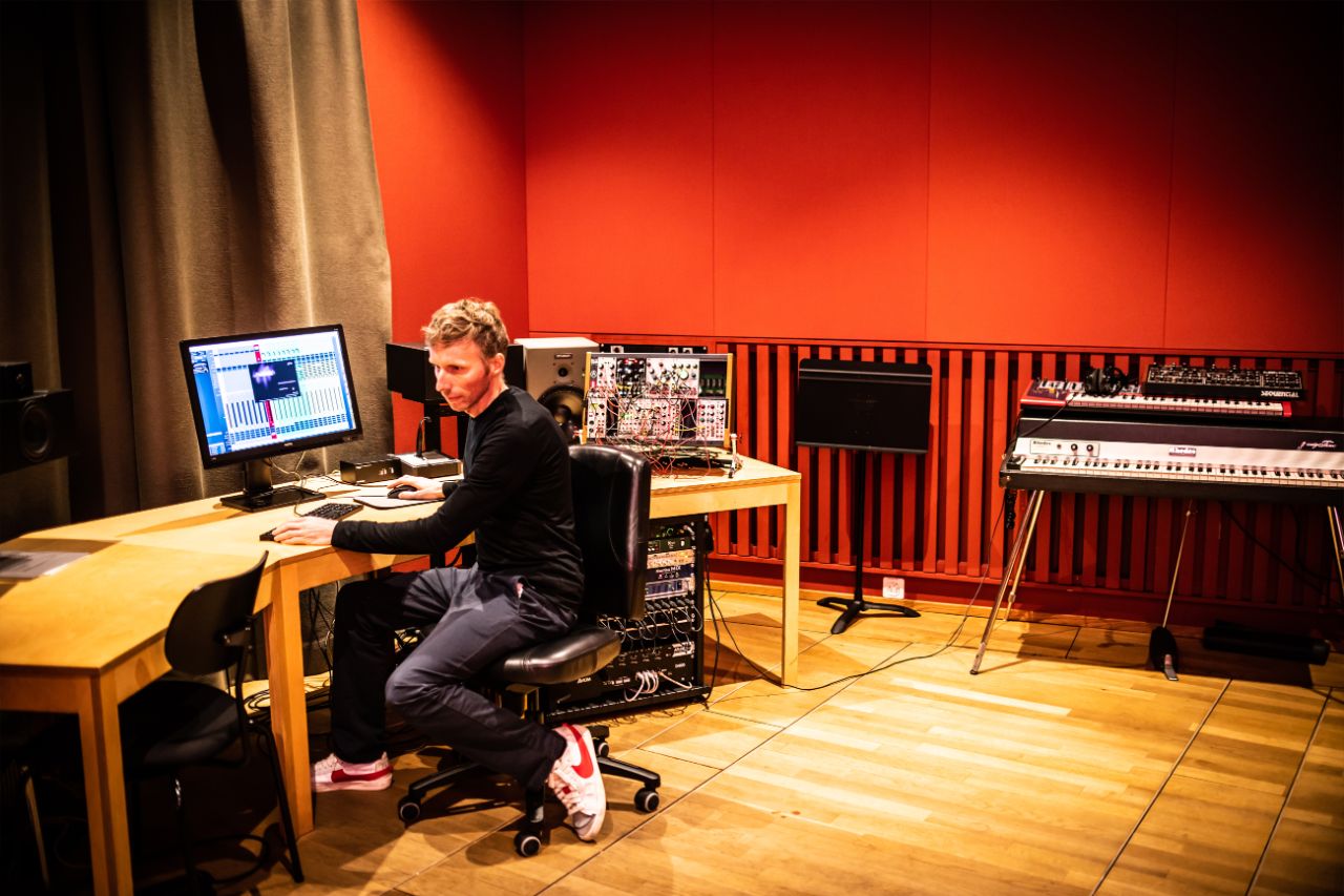 Patrick Zosso at the studio