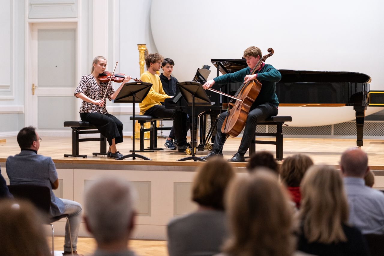 Konzert, Instrumente, schwarzer Flügel