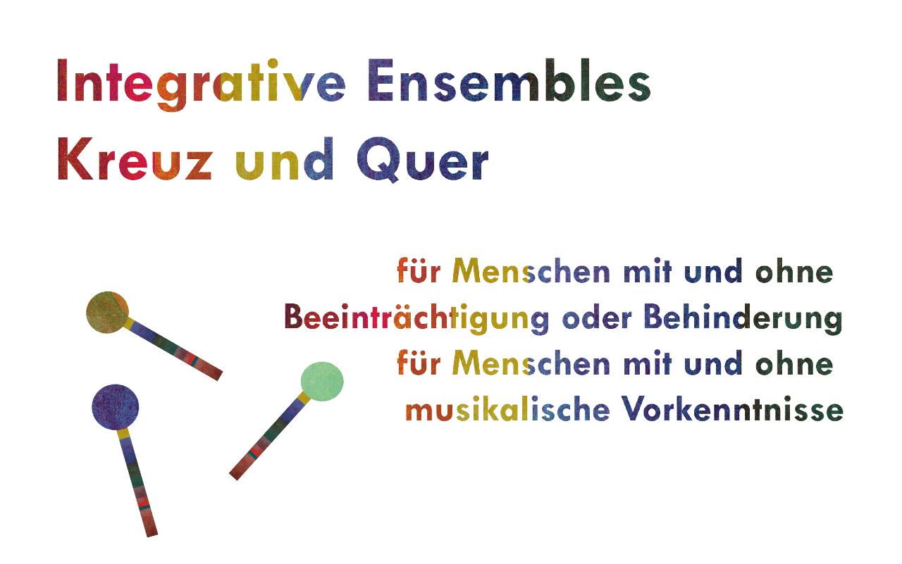 Dieser Kurs richtet sich an Menschen mit und ohne Behinderung, die in einem kleinen Ensemble Musik erleben wollen